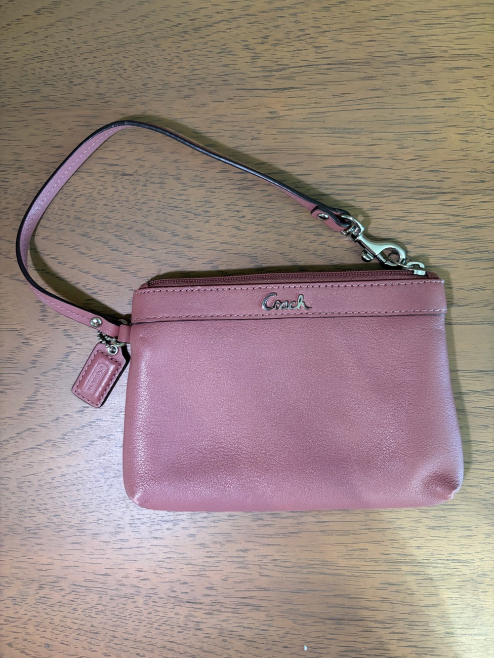 Coach Wristlet Dusty Rose